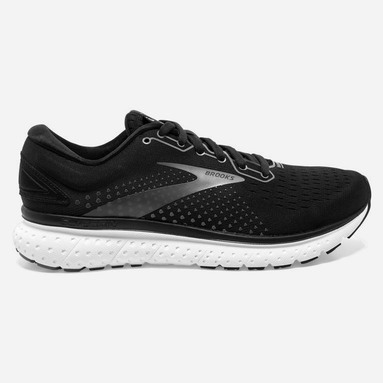 Tenis Brooks Glycerin 18 - Zapatillas Para Correr En Asfalto Hombre - Negras / Blancas (LNBO-12479)